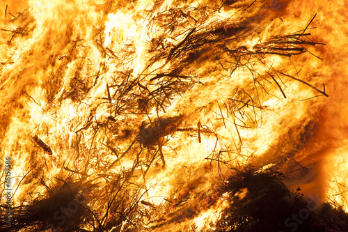 huge bonfire, a tradition with easter in North-West Europe.