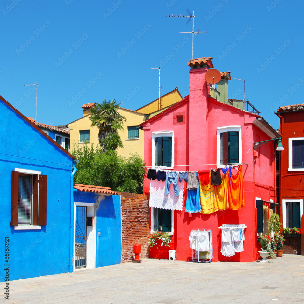 Fototapeta premium Burano street details