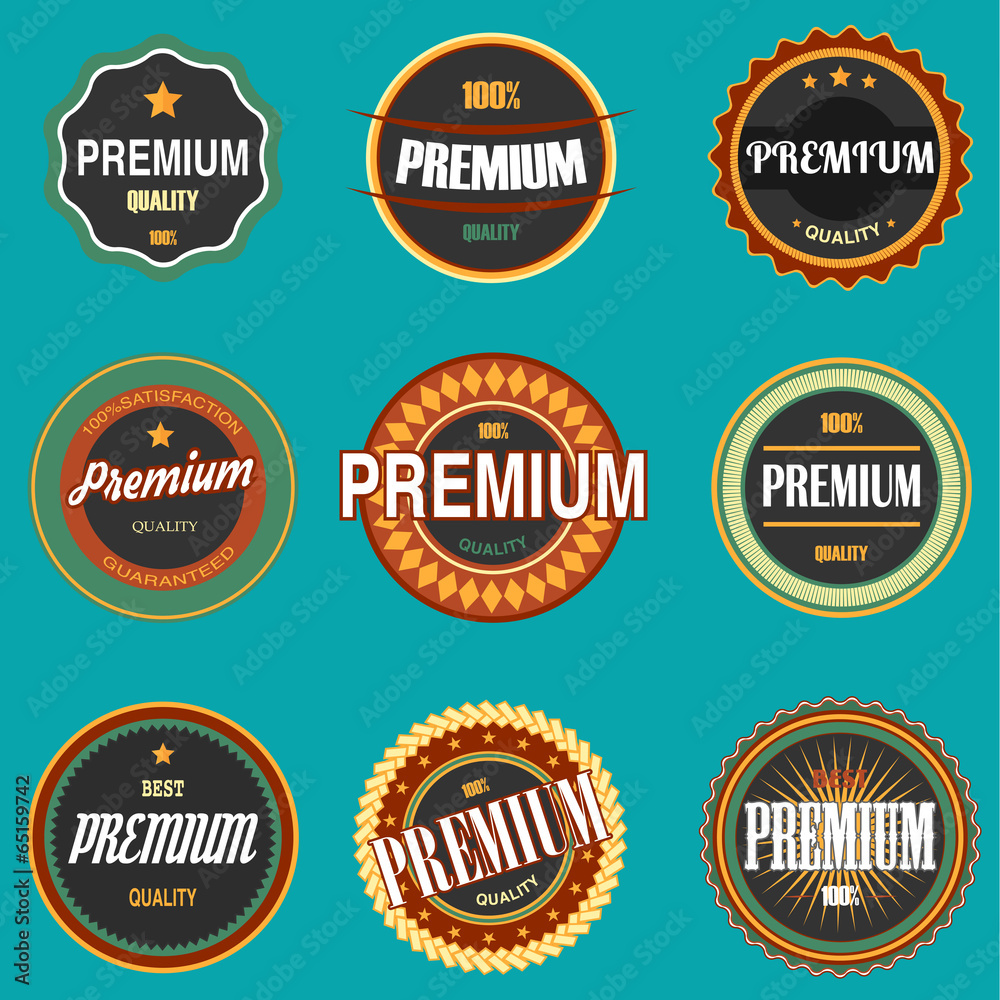 Vector of Premium vintage logo.eps 10