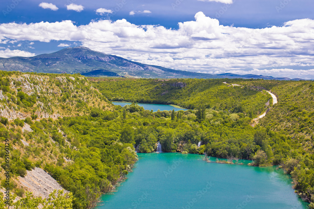 Fototapeta premium Krka river national park canyon
