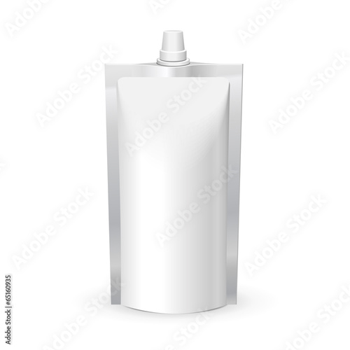 White Blank Foil Food or Drink Bag