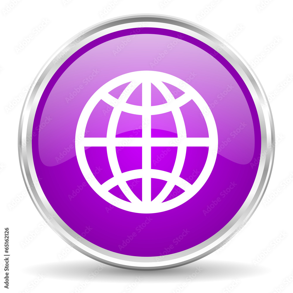 earth pink glossy icon earth pink glossy icon
