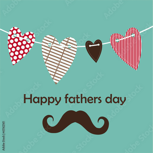 fathers day card, retro style.