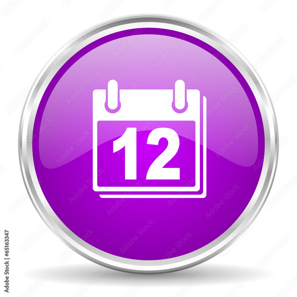 calendar pink glossy icon calendar pink glossy icon