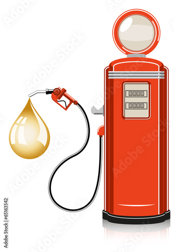 Retro Gas Pump