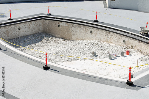 Pool under Construction