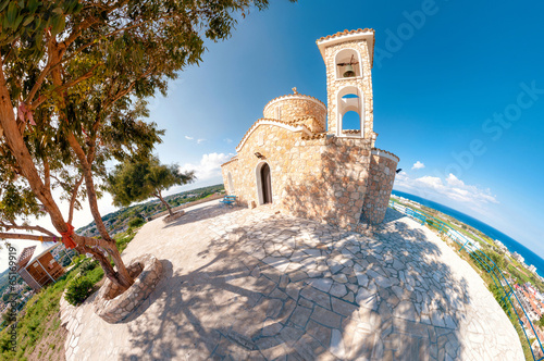 Church Profitis Ilias. Protaras, Cyprus photo