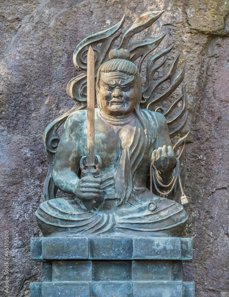 Fudo Myoo at Hase-dera Temple in Kamakura