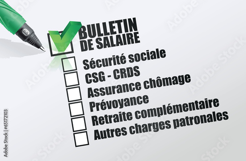 bulletin de salaire - salaire