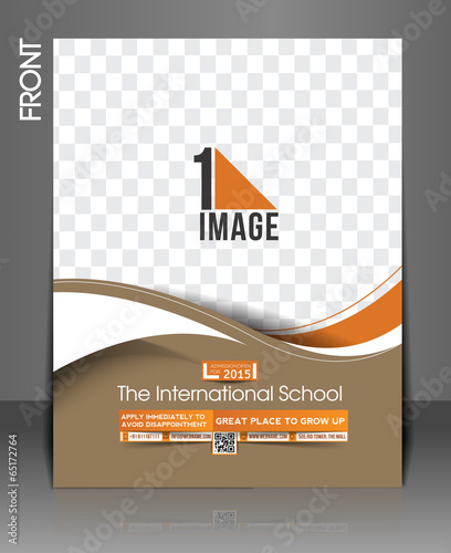 The International School Front Flyer & Poster Template