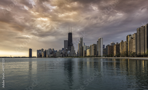 Chicago sunrise skyline © marchello74
