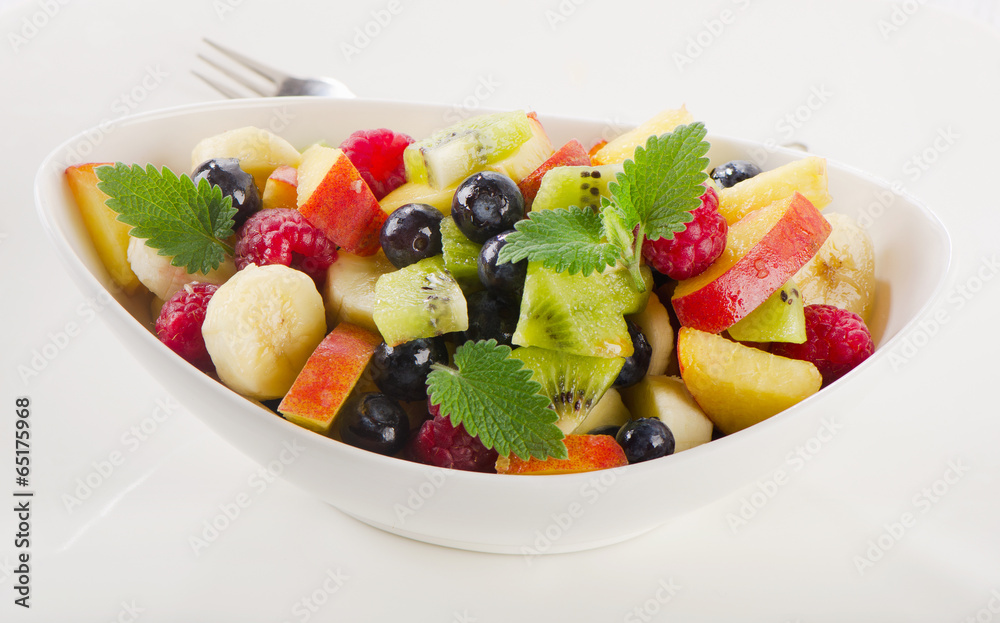 fresh healthy fruit salad