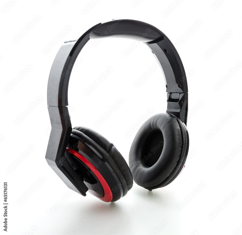 Headphone isolated on white