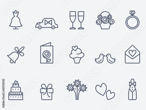 wedding icons