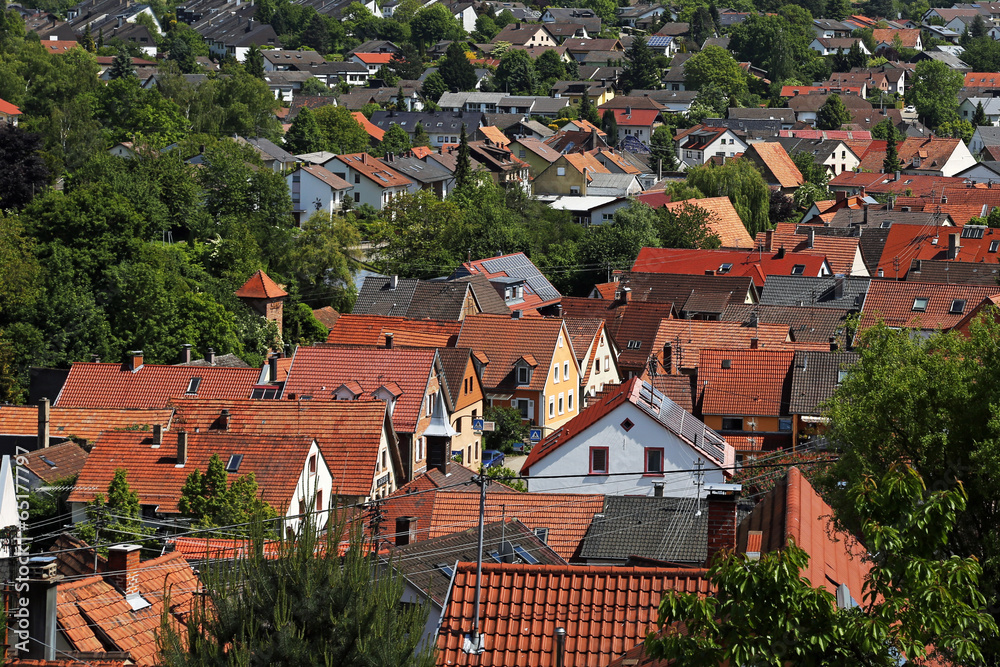 Die Dächer von Grünwettersbach