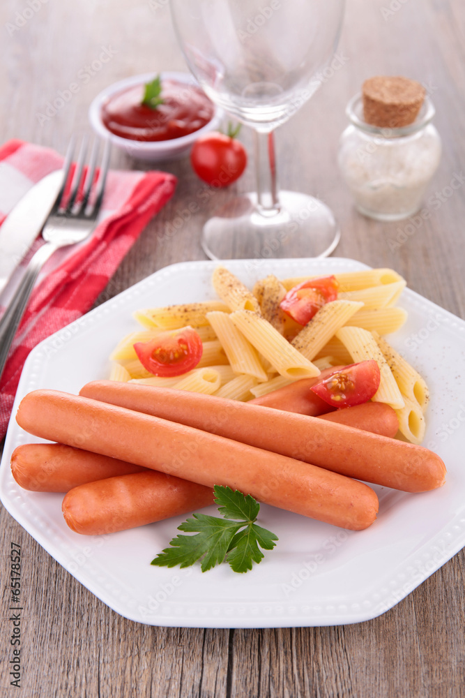sausage and pasta