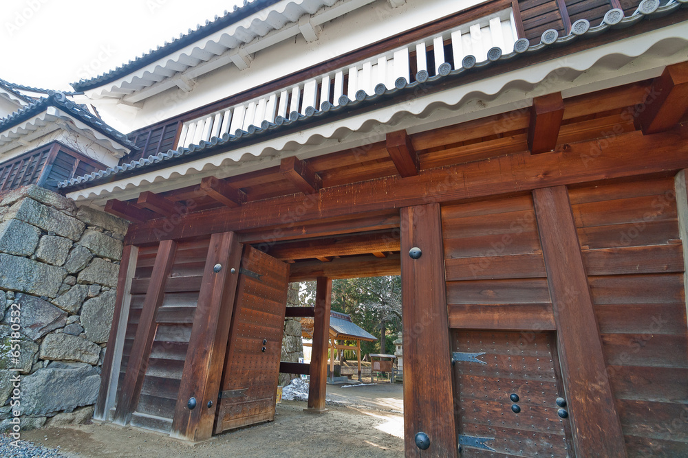 上田城の東虎口櫓門