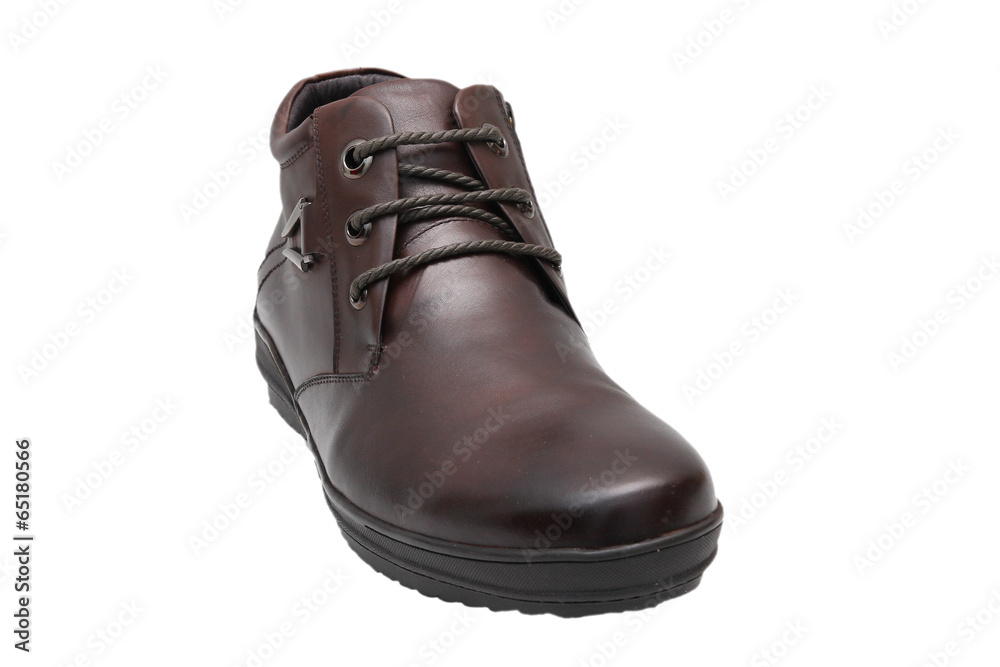 Men's winter brown boots