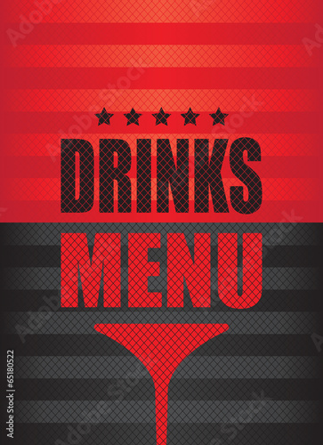 drinks menu background