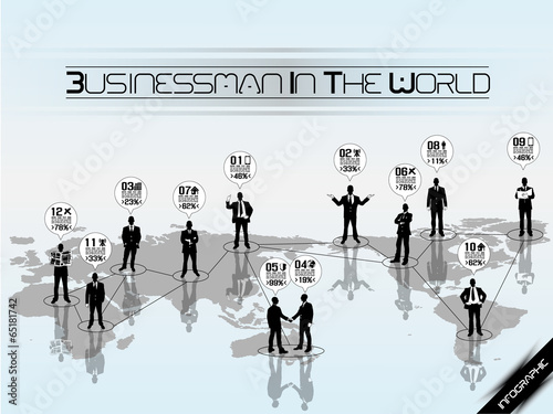 BUSINESSMAN CONCEPT  WORLD