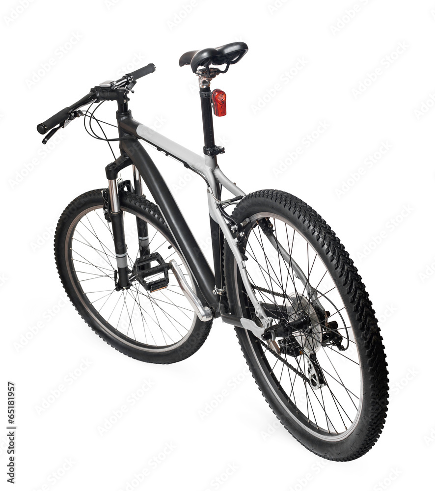 Mountain bicycle bike isolated on white