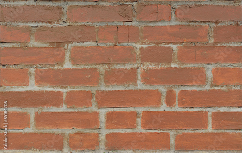 Wall of Aged painted brickwork