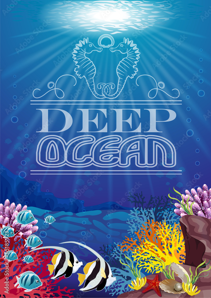 Fototapeta premium Deep ocean