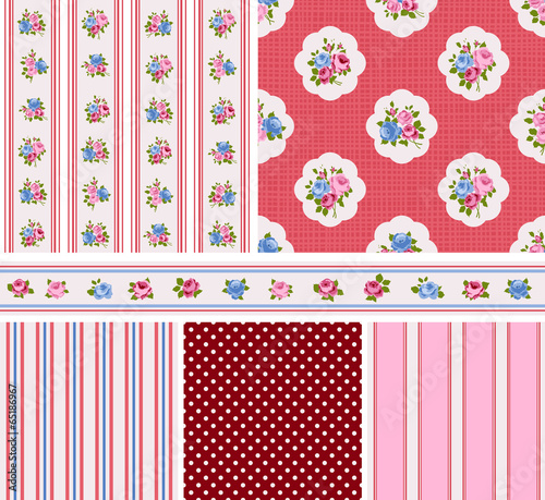 Cottage chic pattern