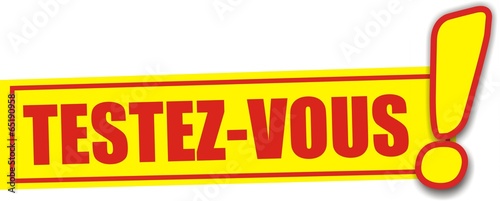 étiquette testez-vous