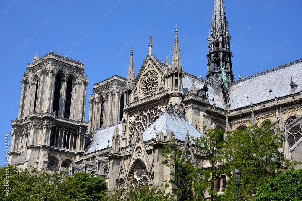 Obraz premium Norte-Dame in Paris