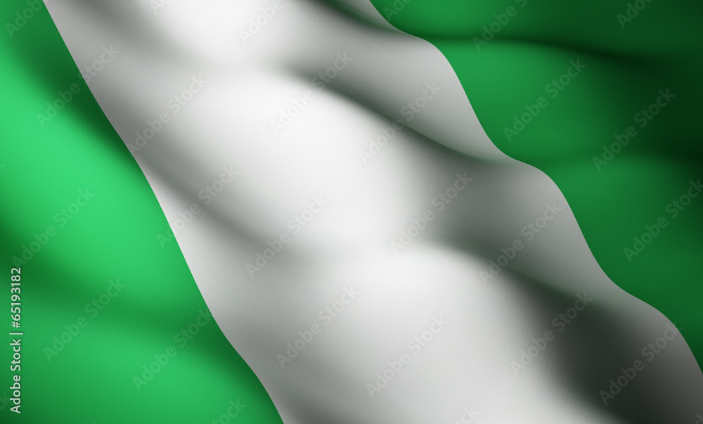 Obraz premium Nigerian flag