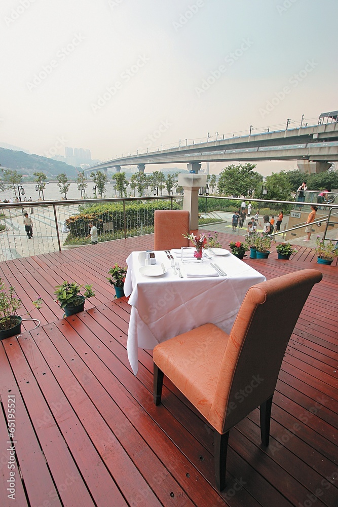 Naklejka premium The image of Hong Kong