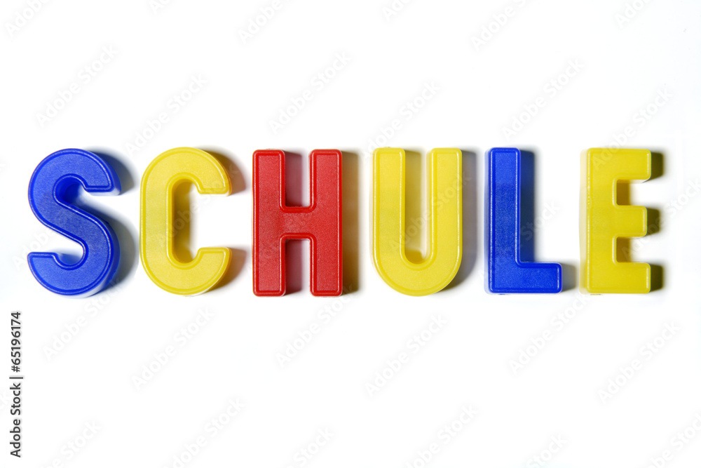 Kunststoff-Buchstaben , erhöhte Ansicht Kunststoff-Buchstaben , erhöhte Ansicht