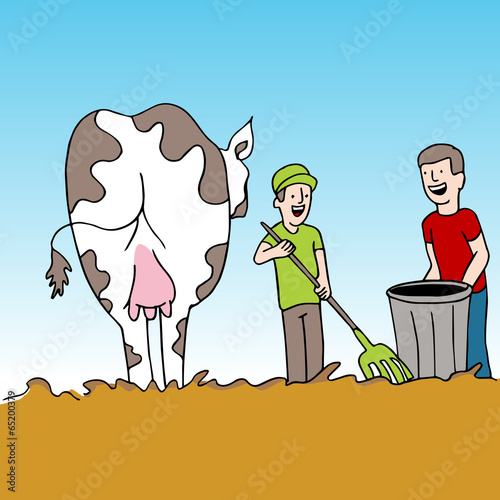 Men Working Farm