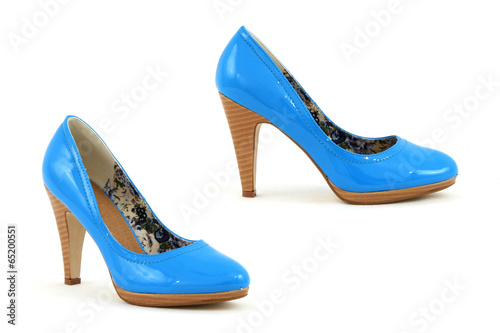High Heels Pumps Damenschuhe in Blau