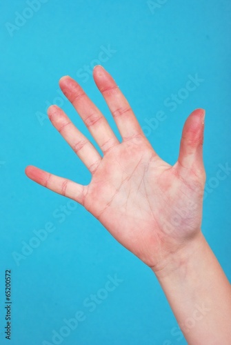 Photos A female hand
