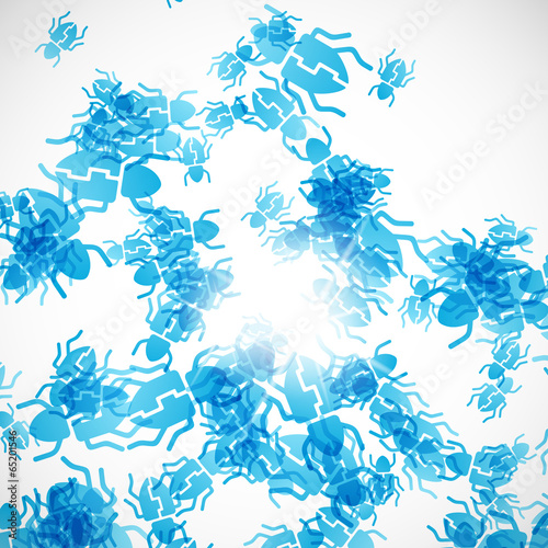 Wallpaper Mural abstract background: beetle Torontodigital.ca