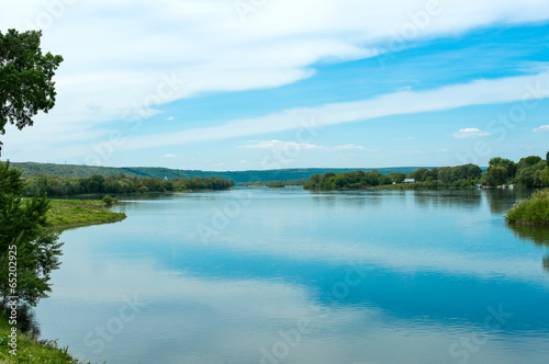 Fototapeta Naklejka Na Ścianę i Meble -  spring landscape of the Dniester River
