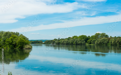 spring landscape of the Dniester River
