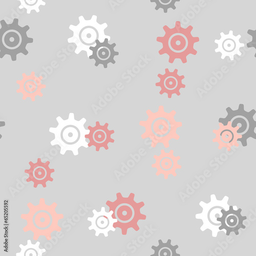 Wallpaper Mural seamless background: cogwheel Torontodigital.ca