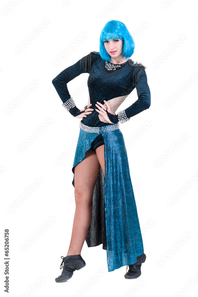 Beautiful ballet dancer, modern style dancer posing Beautiful ballet dancer, modern style dancer posing