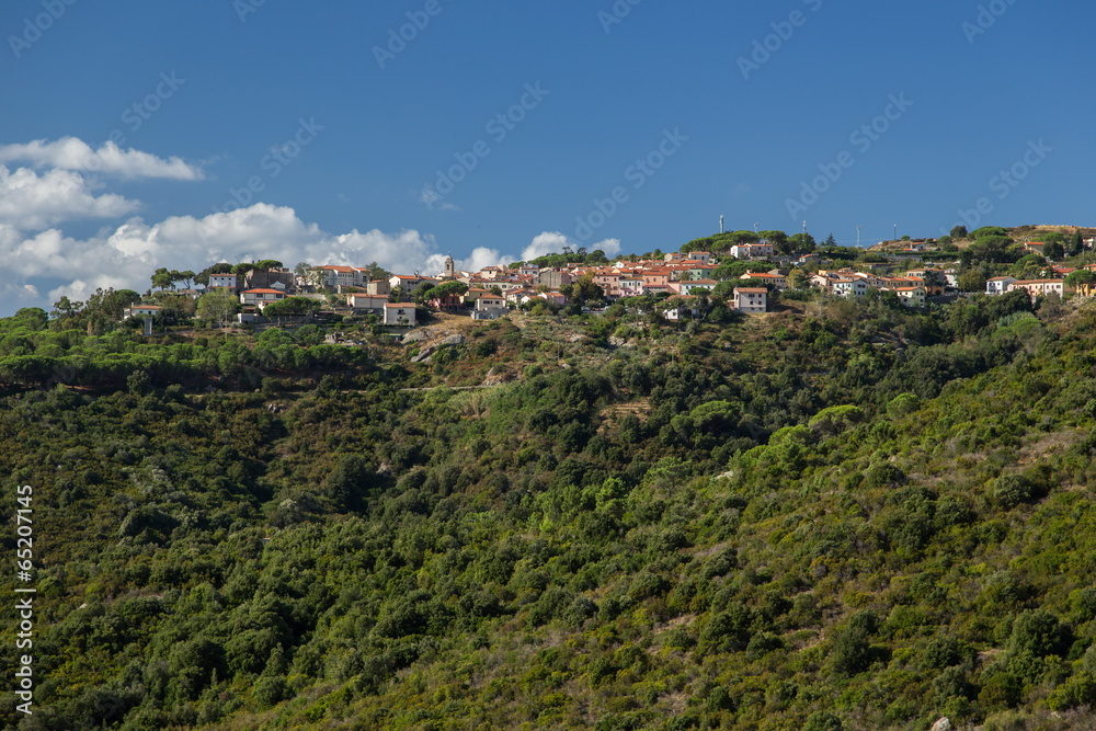 village on the top of the hill