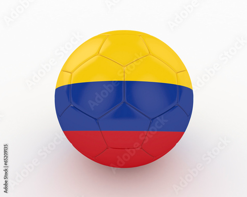 3d Colombia Fifa World Cup Ball - isolated