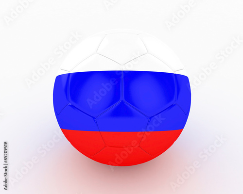 3d Russia Fifa World Cup Ball - isolated