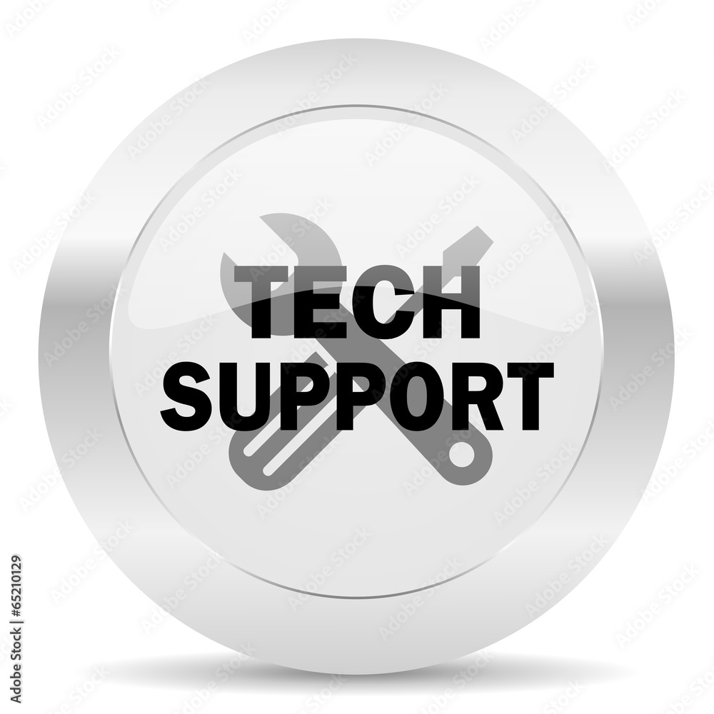 technical support silver glossy web icon technical support silver glossy web icon