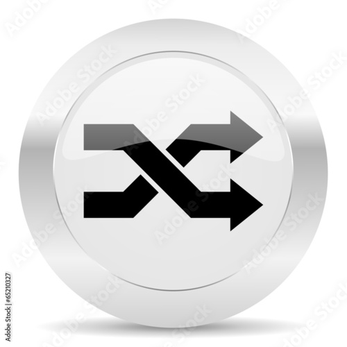 aleatory silver glossy web icon