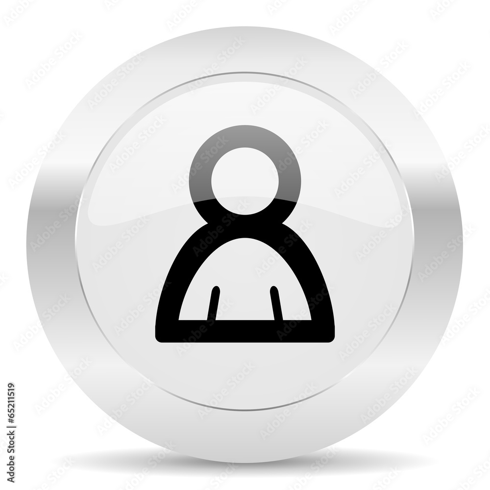 person silver glossy web icon person silver glossy web icon