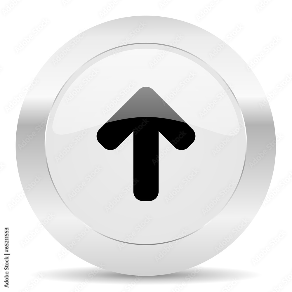 up silver glossy web icon up silver glossy web icon