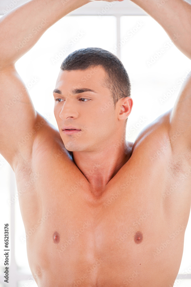 Strong handsome. Strong handsome.