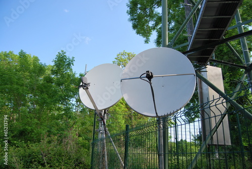 Obraz na płótnie Antenne parabolique